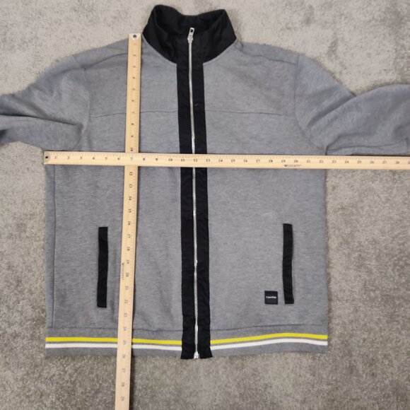 Calvin Klein Men's Zip Up Sweatshirt Jacket Size Large Cotton - Picture 6 of 8